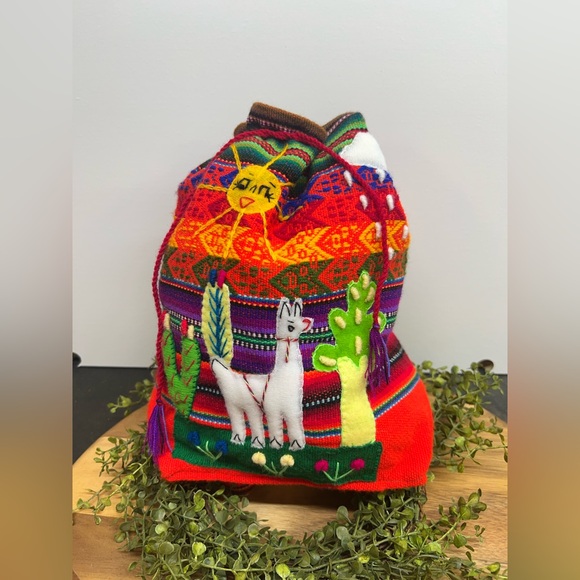 Handmade Peruvian Backpack - Picture 3 of 8